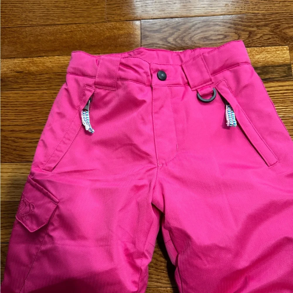 Snow Dragons Toddler Girl's Rock Solid Insulated Pink Pants